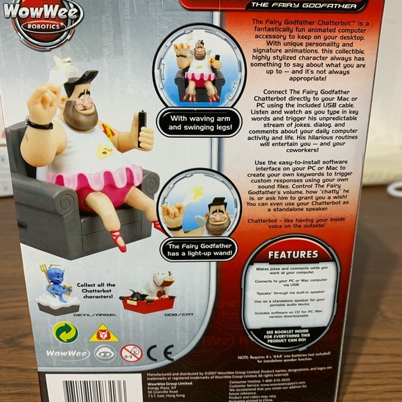 WowWee Chatterbot Fairy Godfather - Picture 3 of 3